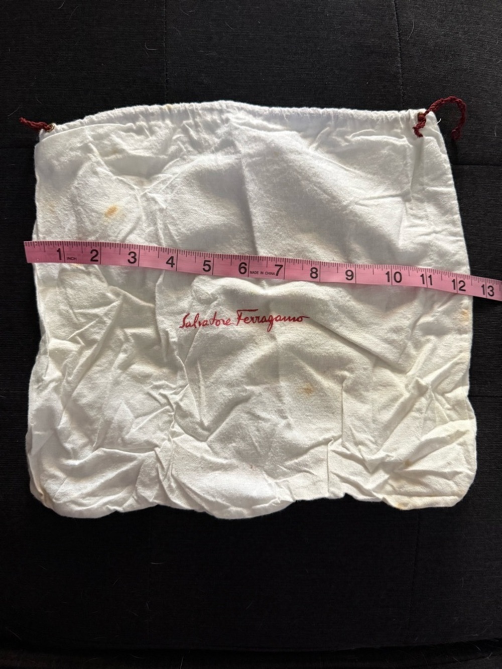 Salvatore Ferragamo Dust Bag 12.5 x 11.5